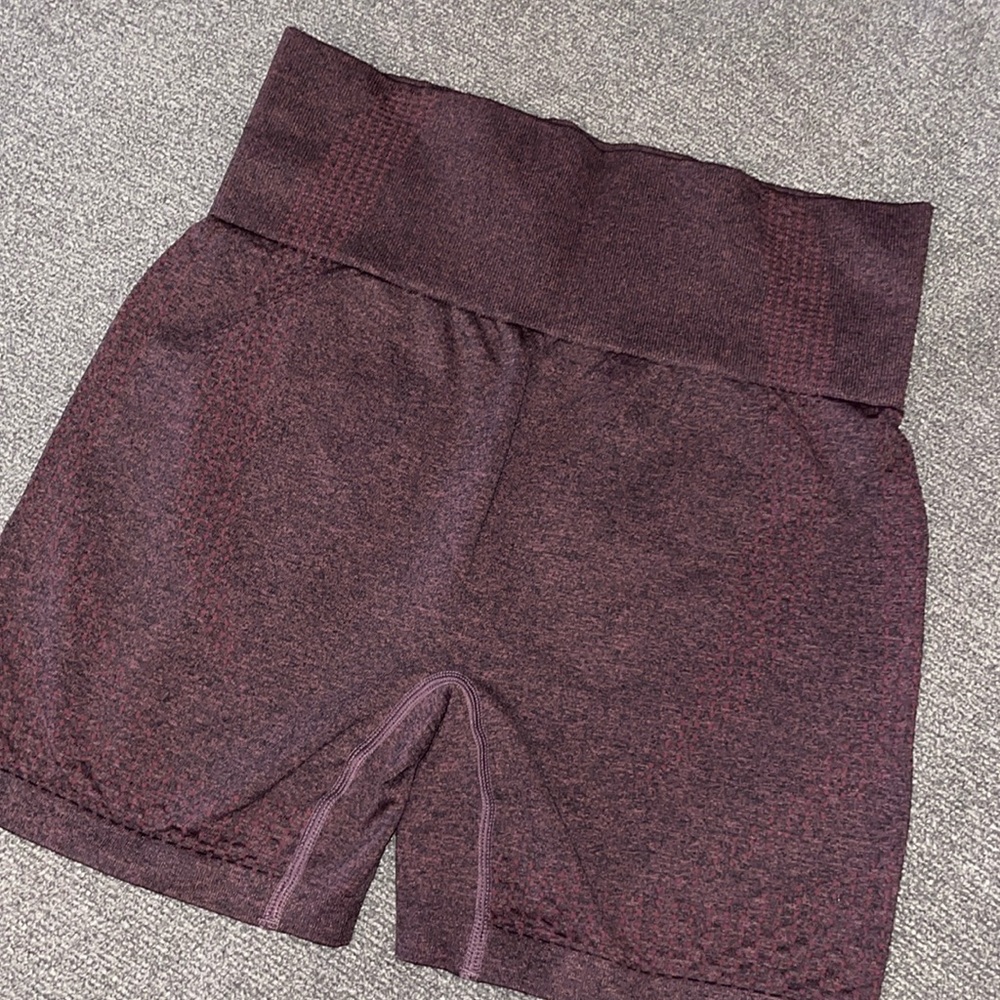 Seamless workout biker shorts high waist